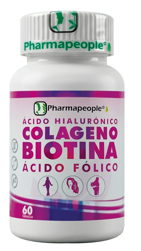ÁCIDO HIALURÓNICO + COLÁGENO + BIOTINA + ÁCIDO FÓLICO